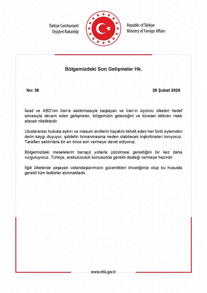 Bölgemizdeki Son Gelişmeler Hk