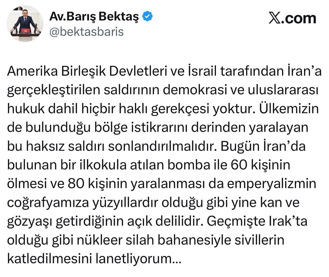 ABD ve İsrail'in İran'a Yaptığı Saldırı Demokrasi ve Uluslararası Hukuka Aykırı