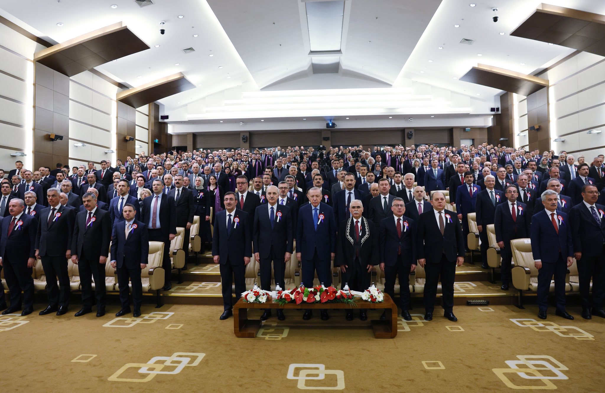 Cumhurbaşkanı Erdoğan Anayasa Mahkemesi'nin Törenine Katıldı