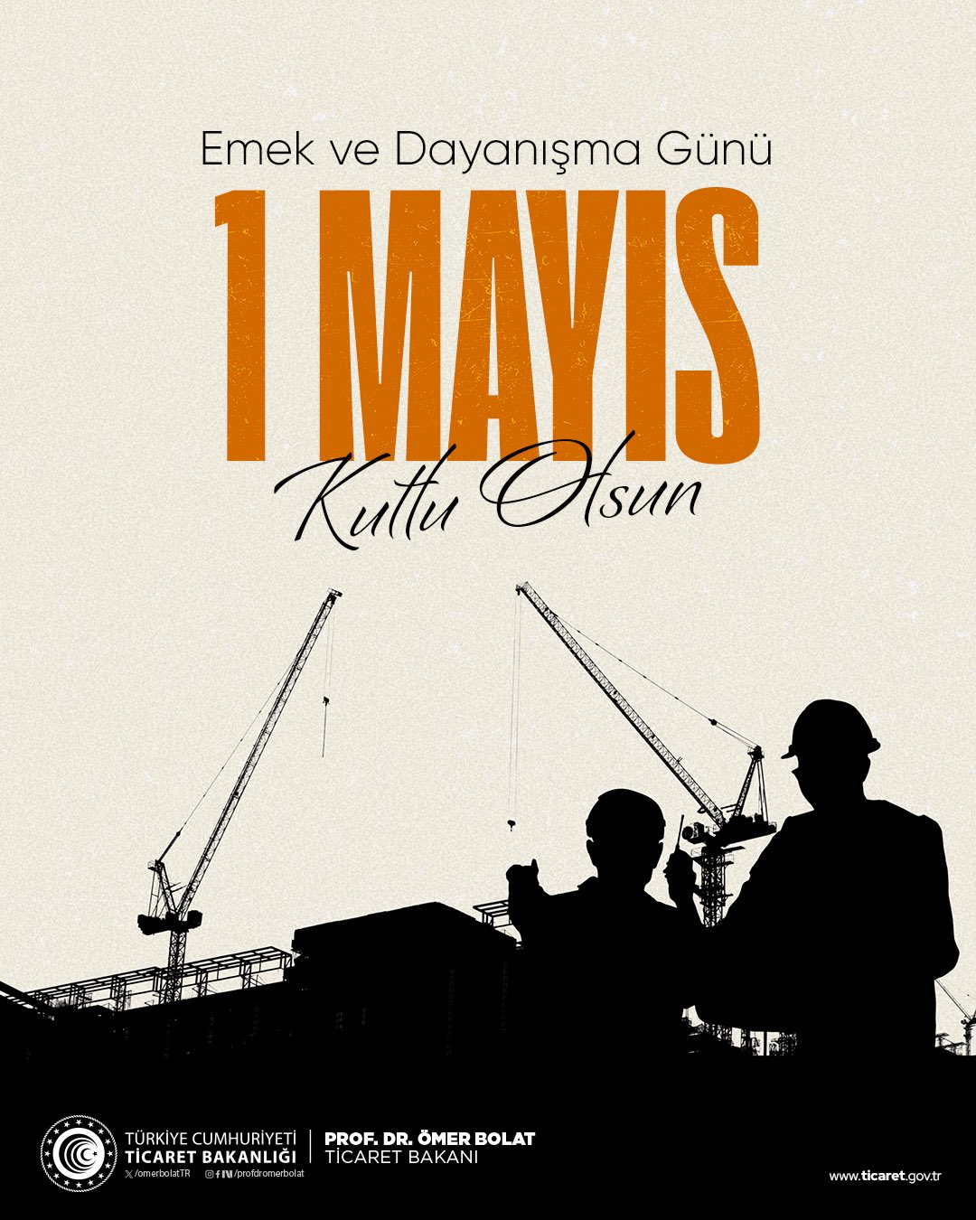 Mayıs 1 Emek ve Dayanışma Günü Kutlaması