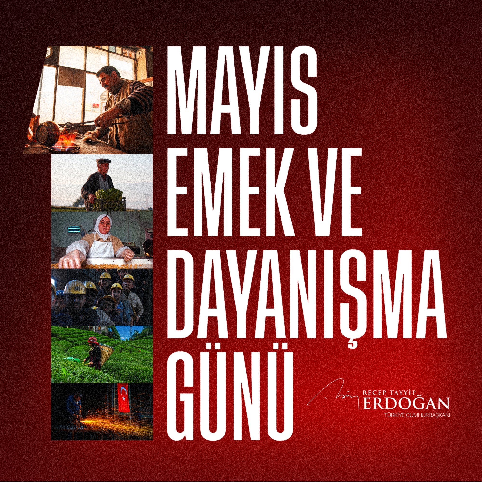 1 Mayıs Emek ve Dayanışma Günü mesajı