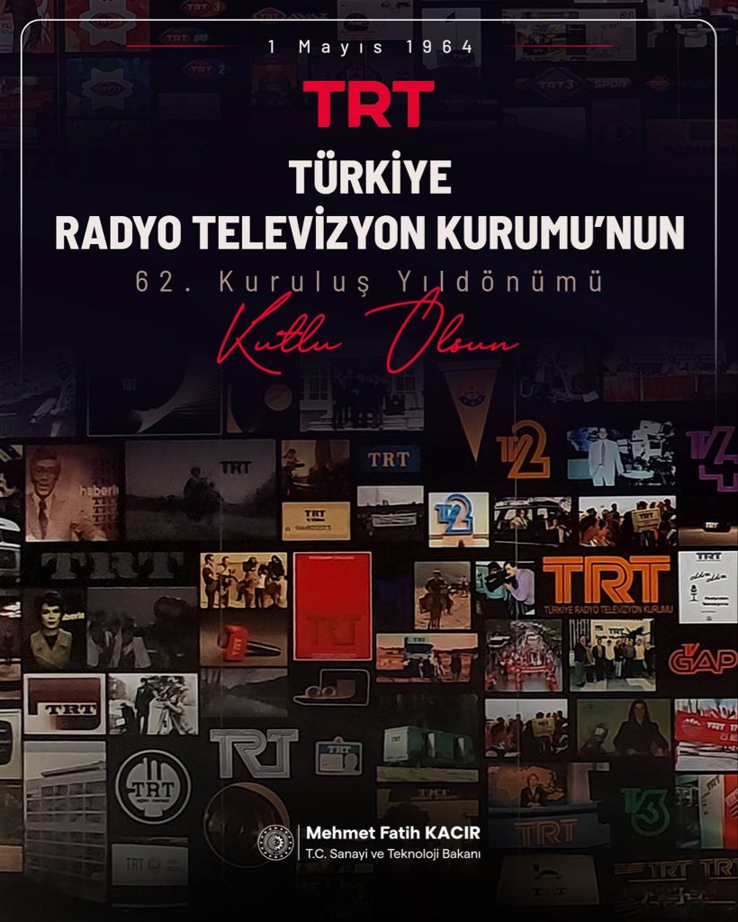 TRT'nin 62. kuruluş yıl dönümü kutlandı