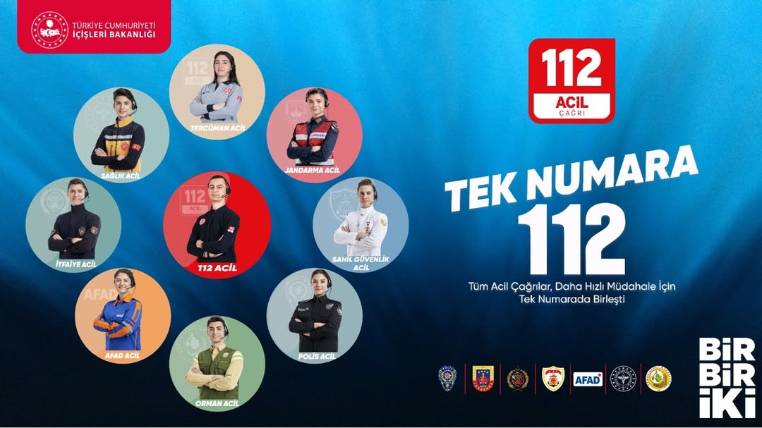 Acil Durumlarda 112'yi Arayarak Yetkililere Ulaşabilirsiniz
