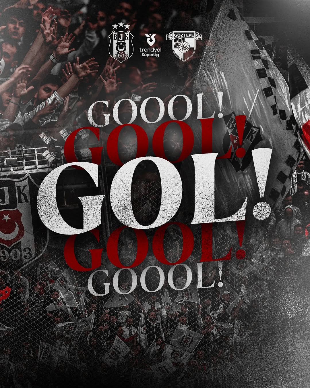 Beşiktaş Futbol Takımı 3. Golü Attı!
