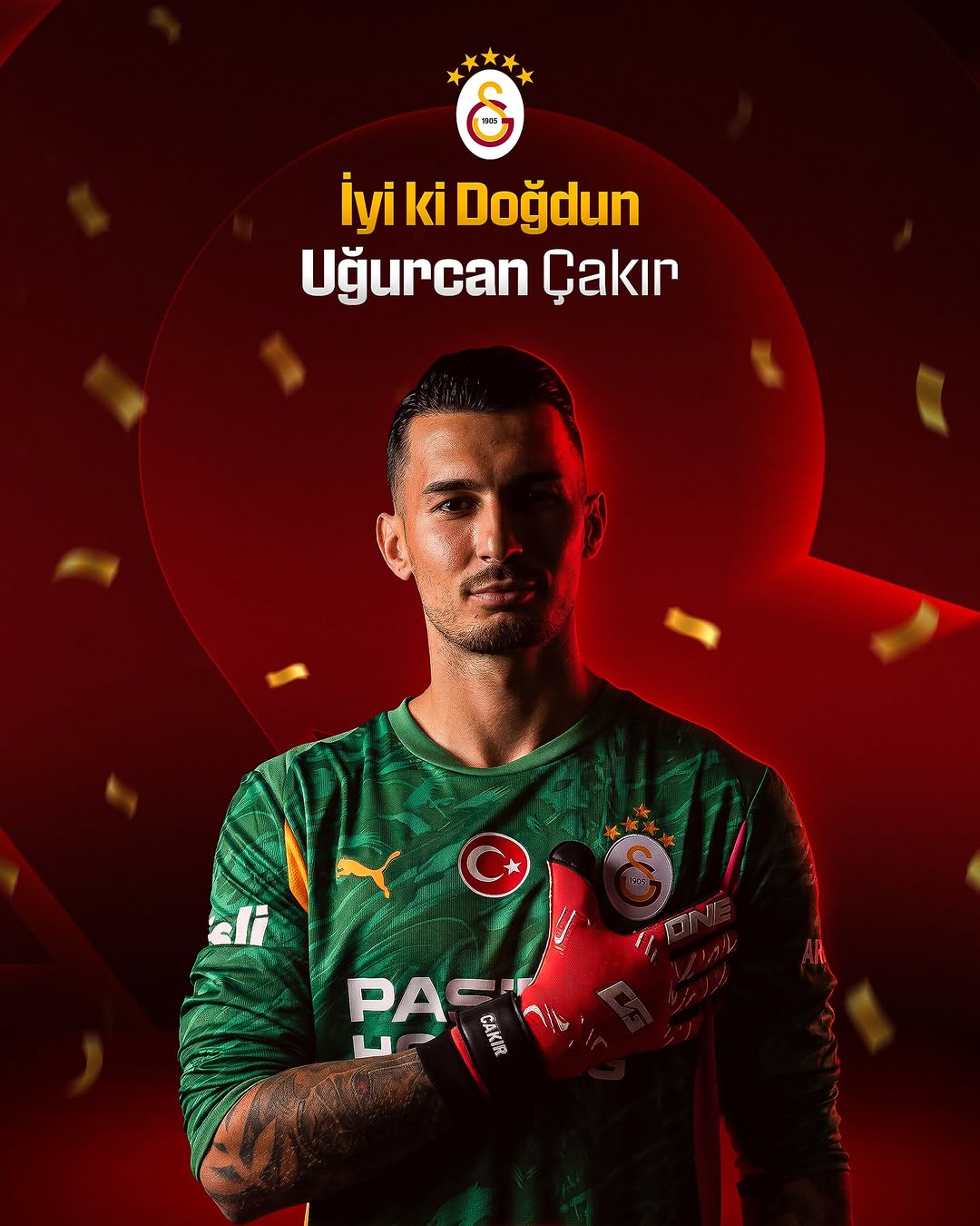 Galatasaray Spor Kulübü'nden Uğurcan Çakır'a Doğum Günü Mesajı