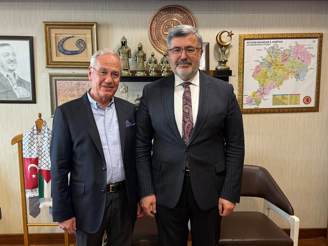 Ak Parti Afyonkarahisar Milletvekili Ali Özkaya, Saffet Acar'ı Gazi Meclisinde Misafir Etti