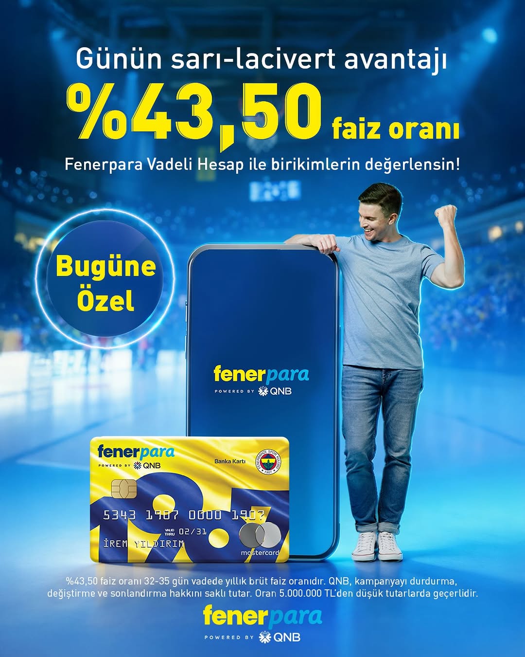 Fenerpara Vadeli Hesap ile %43,50 Faiz Oranıyla Özel Fırsat!