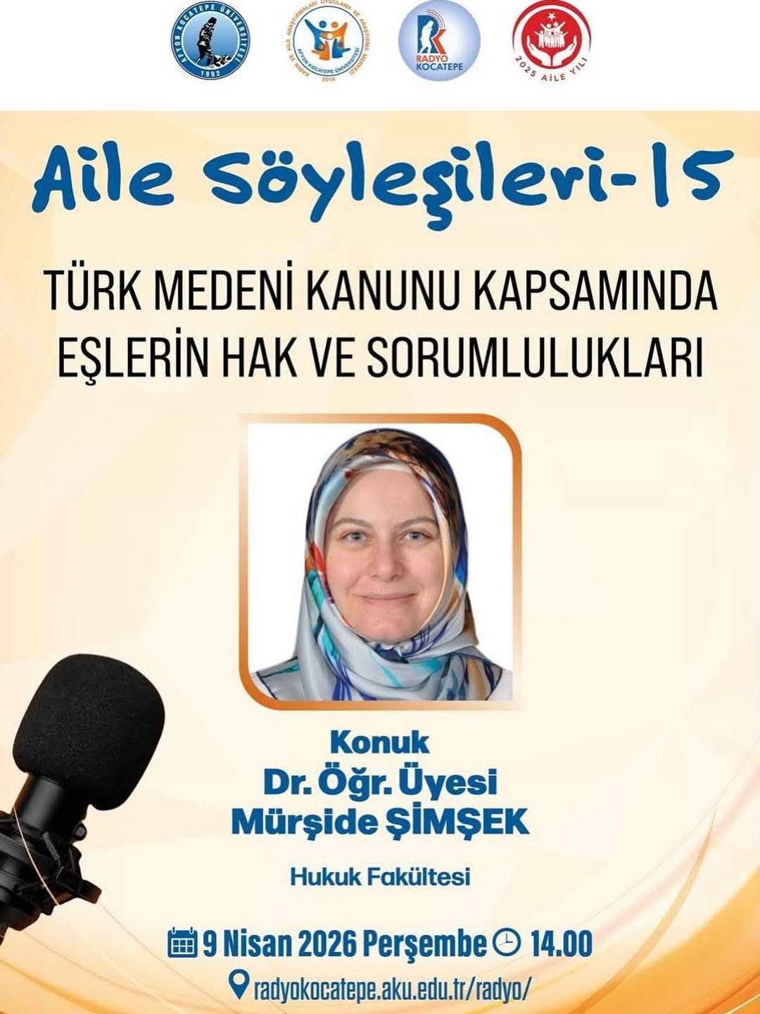 Afyon Kocatepe Üniversitesi'nde Bugün: Aile Söyleşileri-15