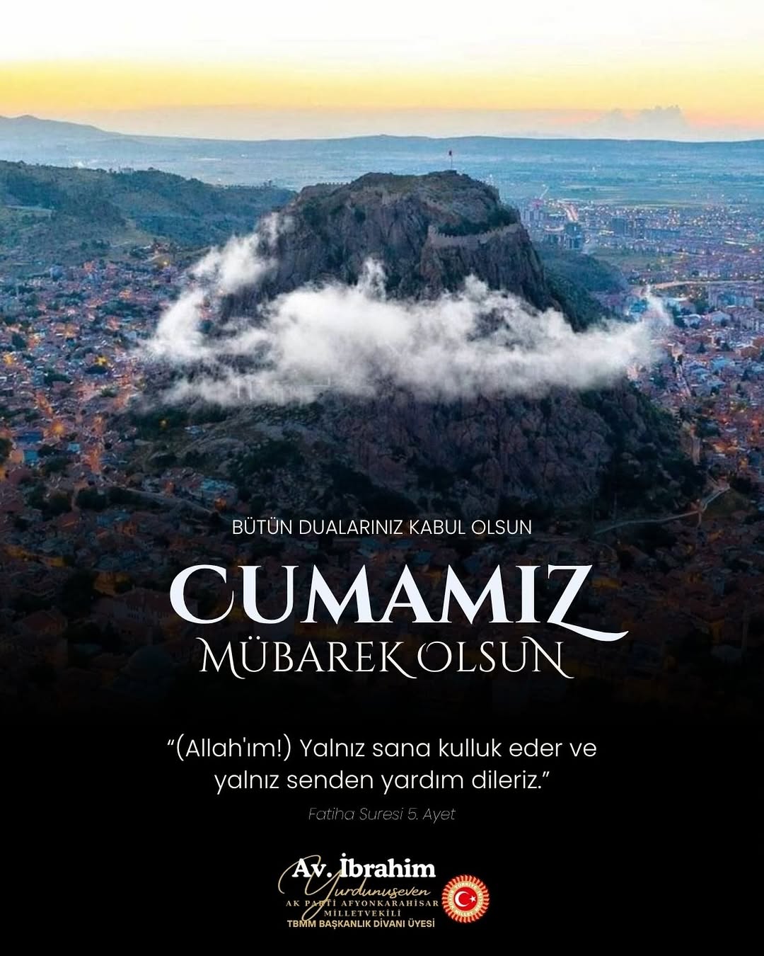 Ak Parti Afyonkarahisar Milletvekili İbrahim Yurdunuseven'den İslam Vurgulu Paylaşım