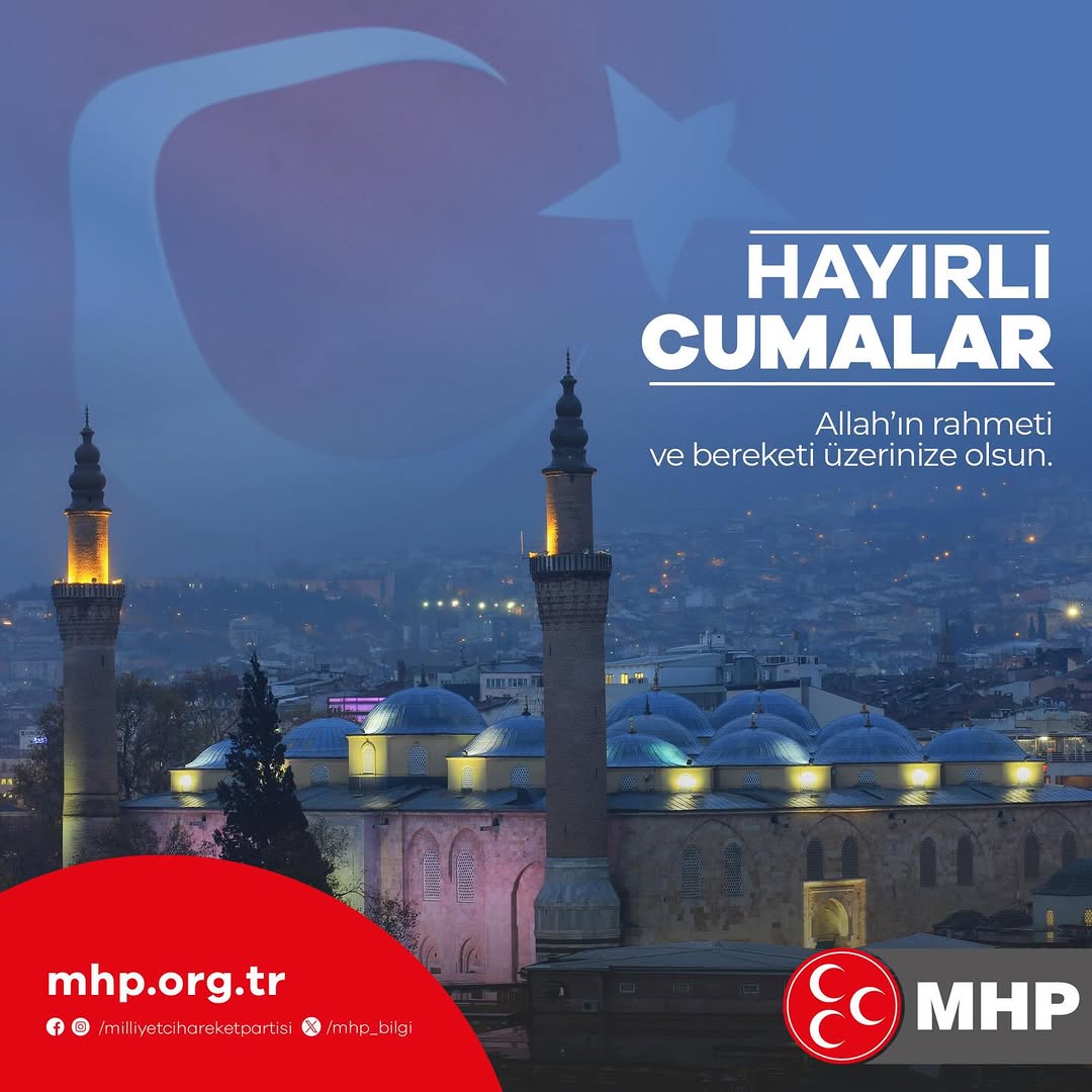 Mhp Afyonkarahisar Milletvekili Mehmet Taytak'tan Hayırlı Cumalar Mesajı