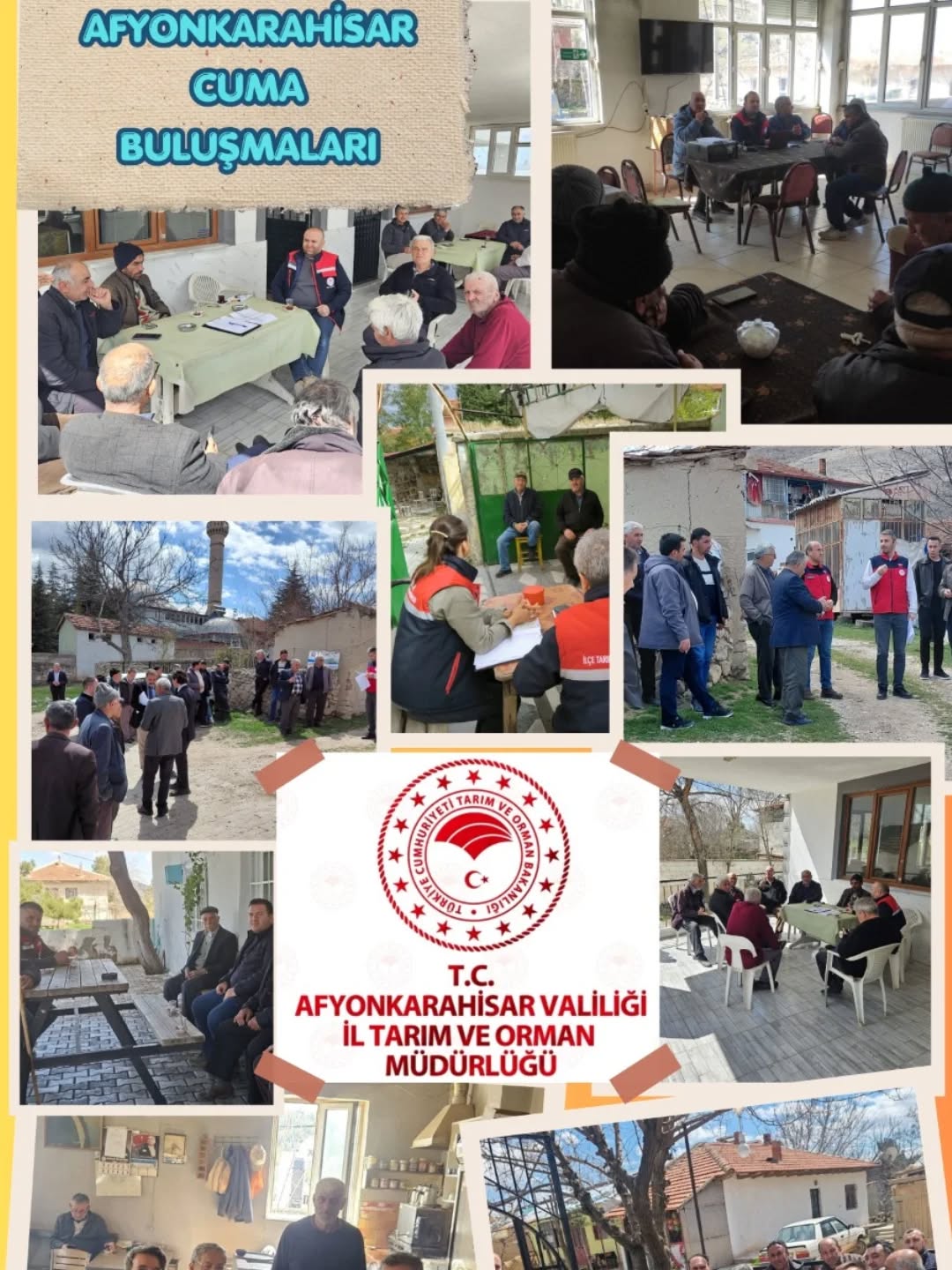 Afyonkarahisar İl Tarım Ve Orman Müdürlüğü Cuma Buluşmaları Düzenliyor