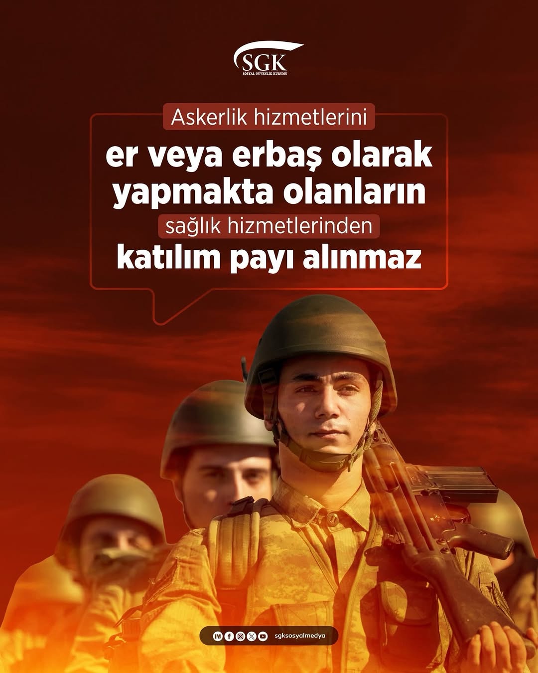 Askerlik Yapanlardan Sağlık Hizmetleri İçin Katılım Payı Alınmayacak