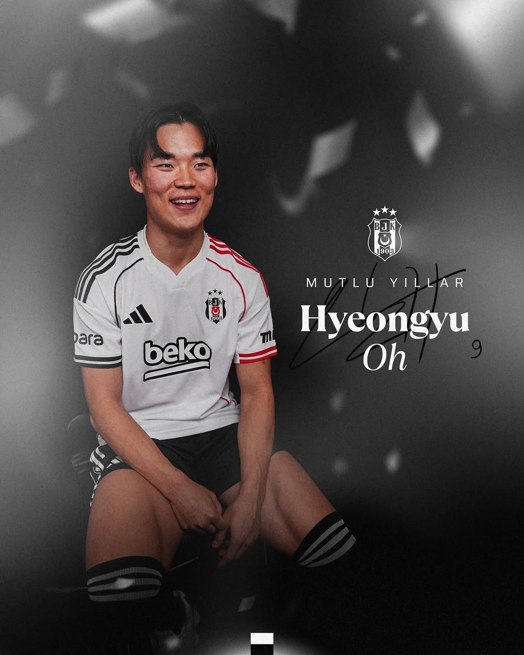 Beşiktaş Futbolcusu Hyeongyu Oh'un Doğum Günü Kutlandı