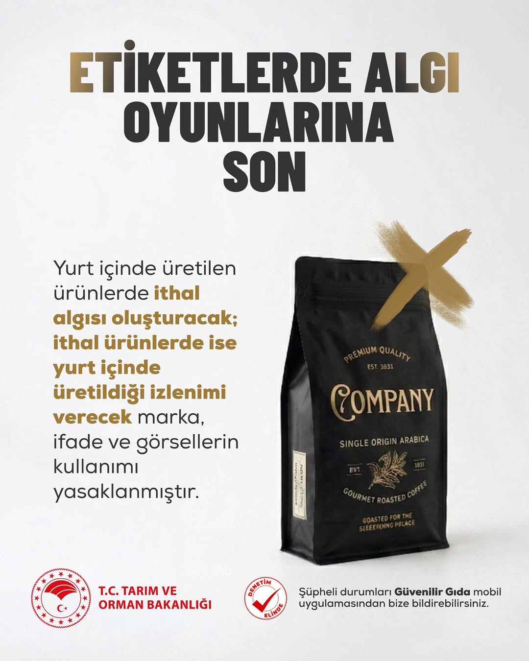 Gıdada Bilgi Kirliliğine Son Veriliyor