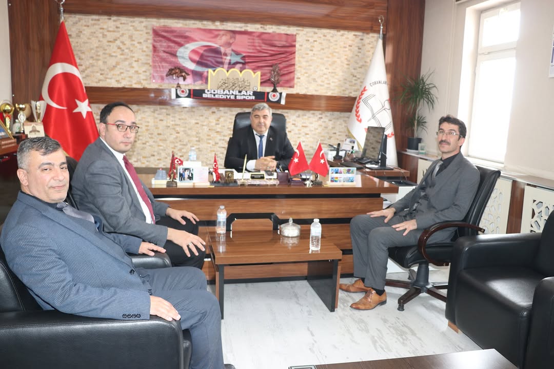 İl Milli Eğitim Müdürü Miraç Sünnetci, Çobanlar İlçe Milli Eğitim Müdürlüğü'nü Ziyaret Etti