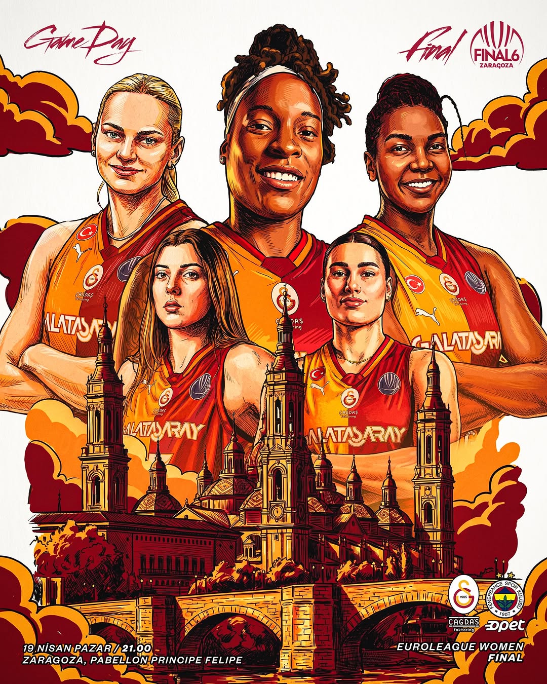 Galatasaray Kadın Basketbol Takımı, EuroLeague Women Finalinde Fenerbahçe Opet ile Karşılaşacak