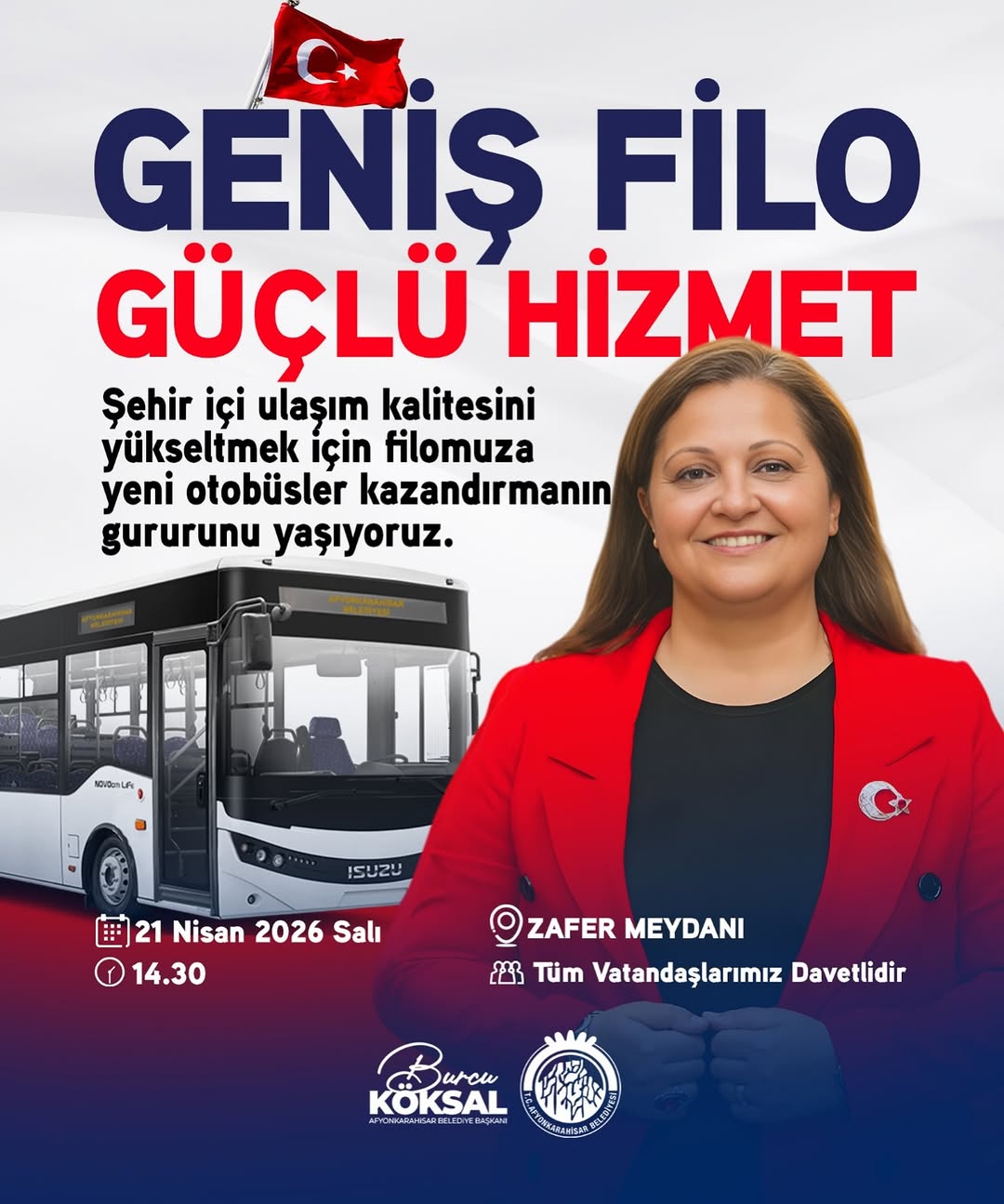Afyonkarahisar Belediyesi Şehir İçi Ulaşım Filosunu Güçlendiriyor