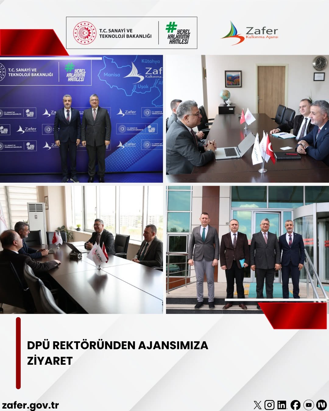 DPÜ Rektöründen Ajansımıza Nezaket Ziyareti