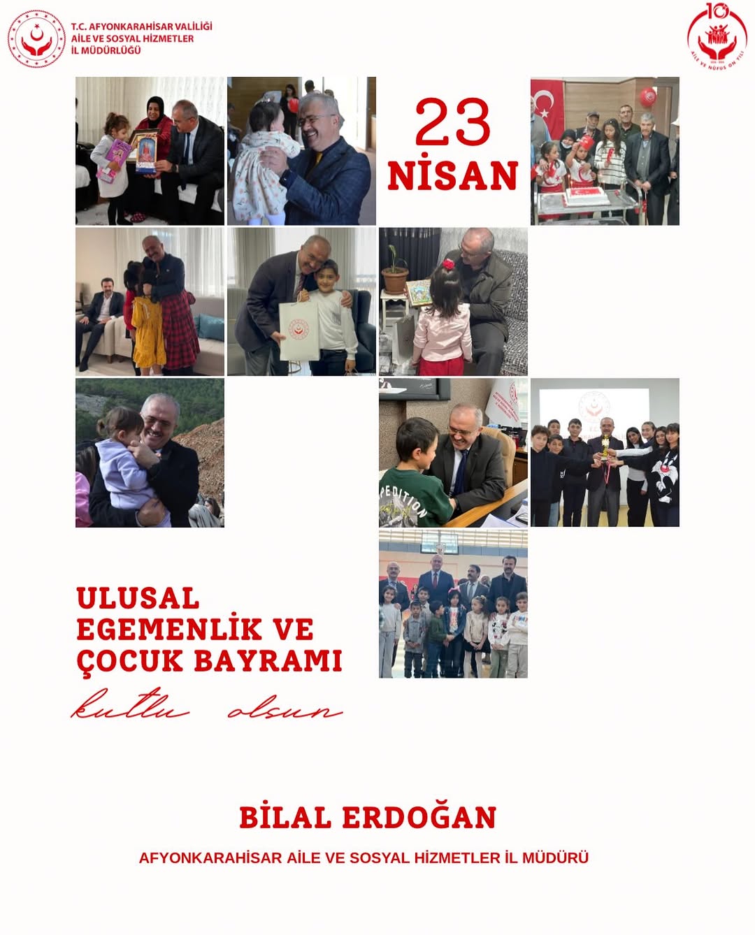 23 Nisan Ulusal Egemenlik ve Çocuk Bayramı Kutlamaları