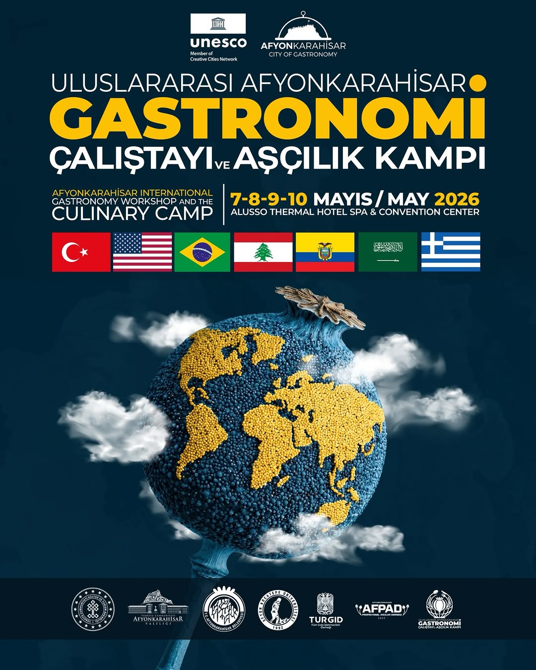 Uluslararası Afyonkarahisar Gastronomi Çalıştayı ve Aşçılık Kampı Başlıyor!