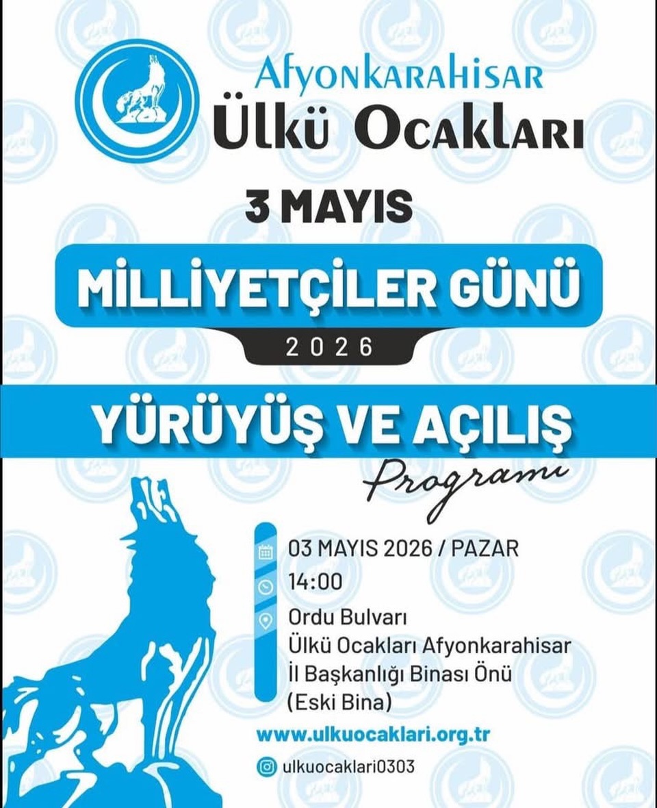 Afyonkarahisar Ülkü Ocakları Yürüyüş ve Açılış Etkinliği