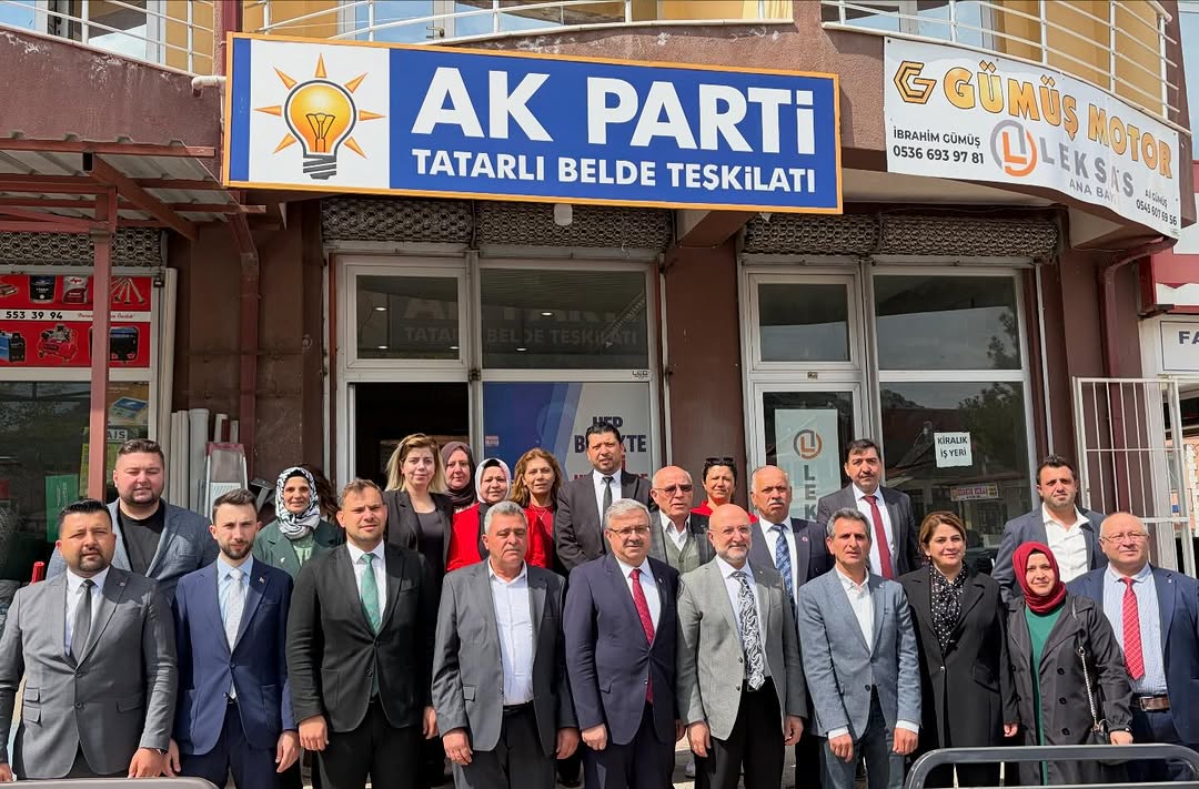 AK Parti İl Başkanı Turgay Şahin, Dinar'da Tatarlı Belde Teşkilatını Ziyaret Etti