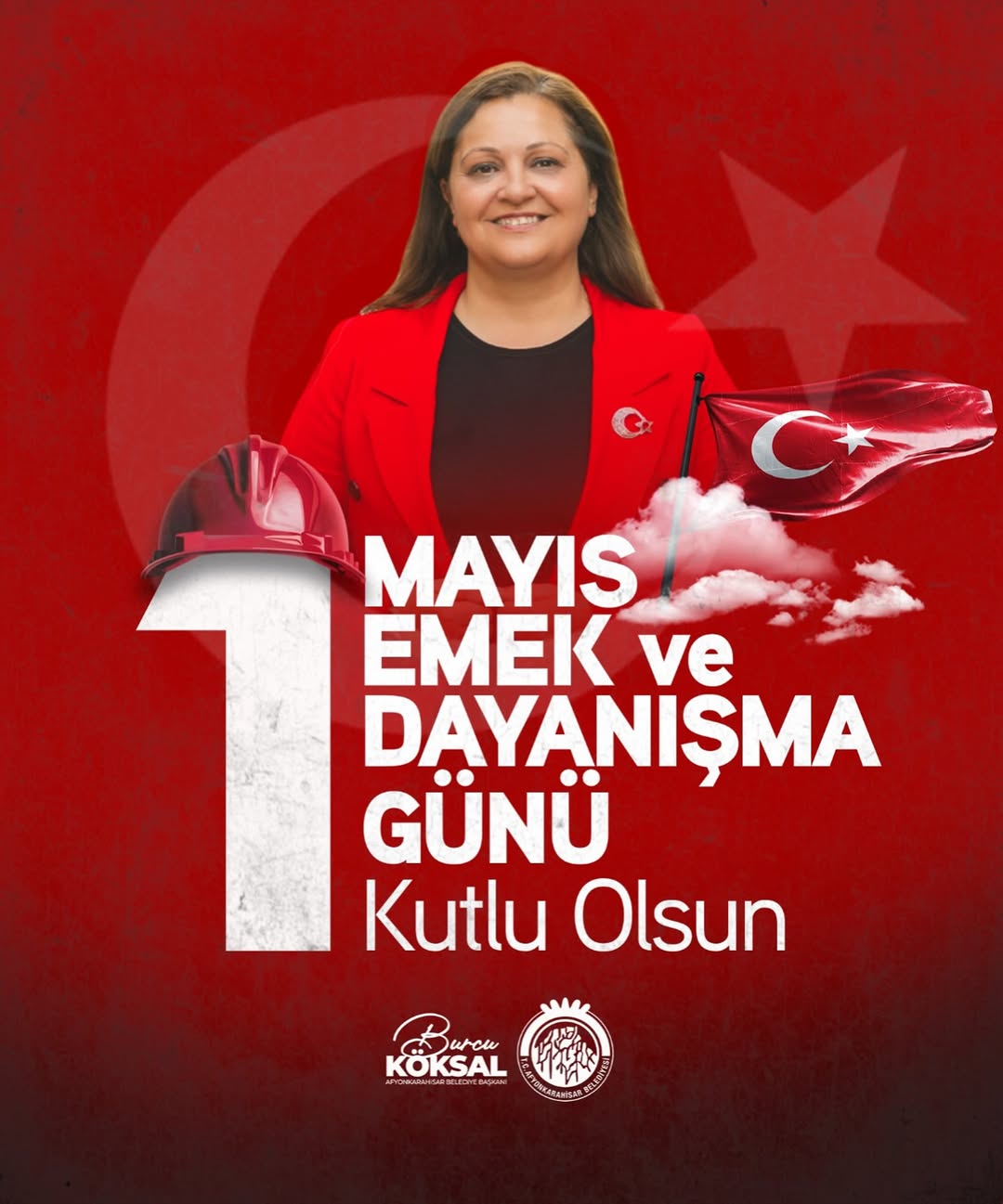 Afyonkarahisar Belediye Başkanı Burcu Köksal'dan 1 Mayıs Mesajı