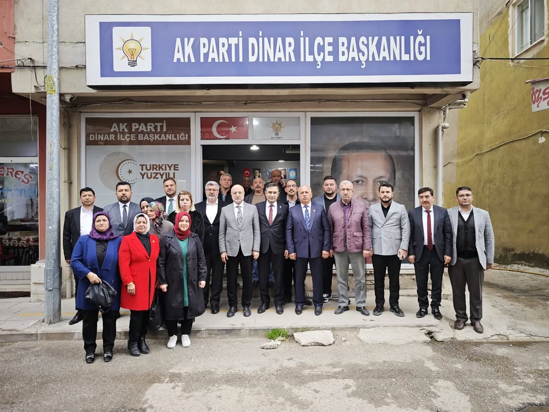 AK Parti Afyonkarahisar İl Başkanlığı'ndan Dinar İlçe Ziyareti