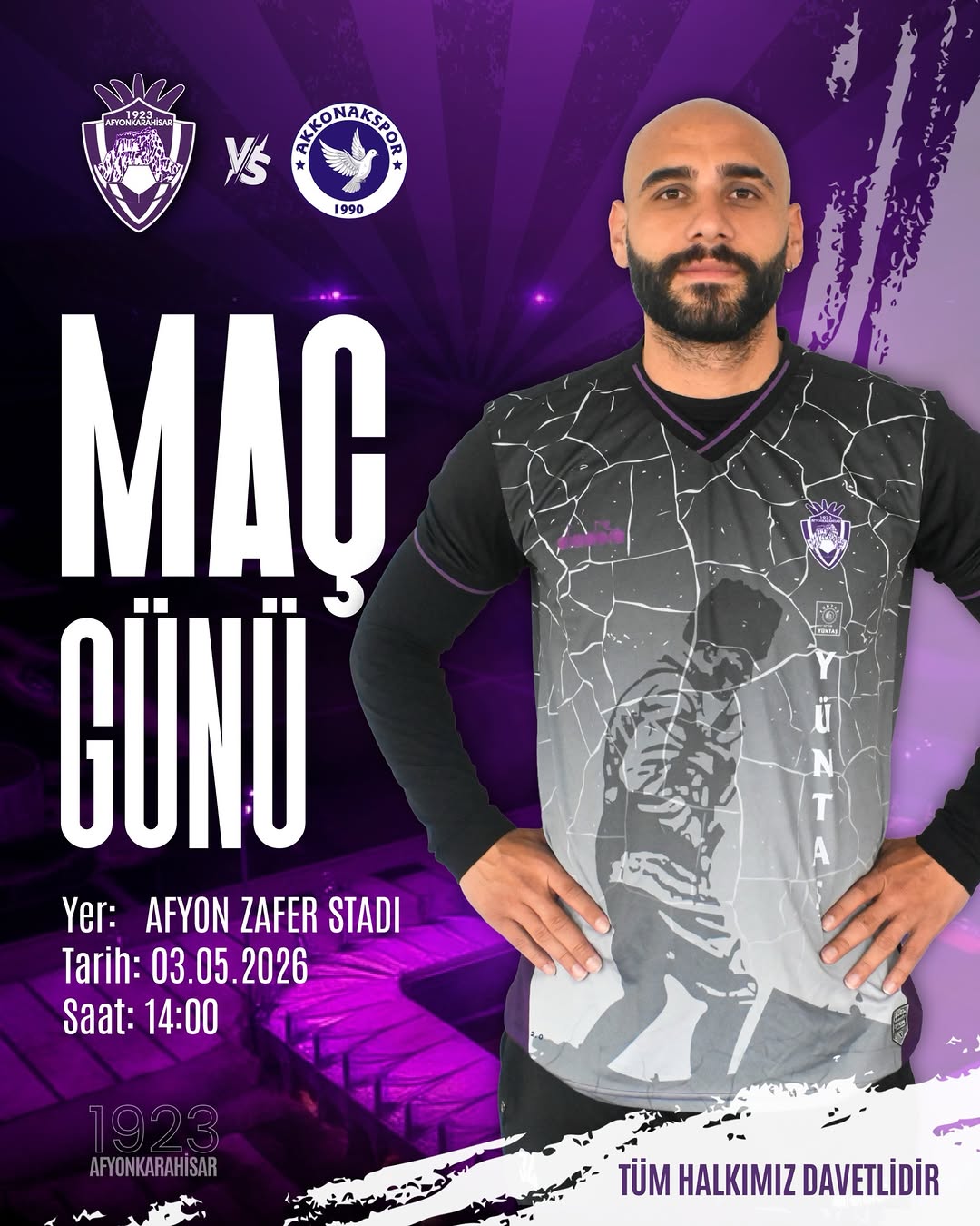 1923 Afyonkarahisar SK - Akkonakspor Maçı Bugün!