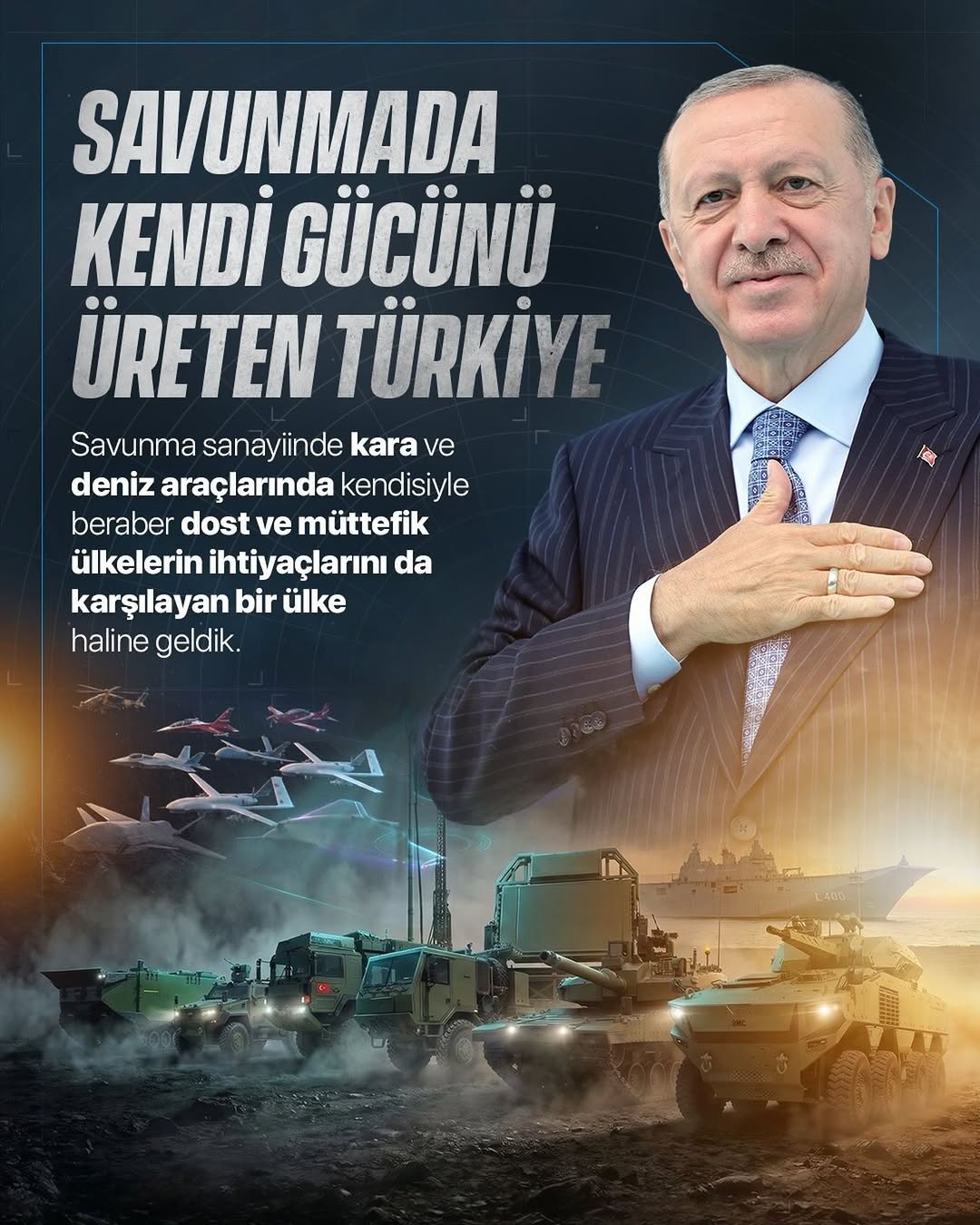 Cumhurbaşkanımız @RTErdogan’ın liderliğinde sergilenen bu güçlü irade; geleceğe güvenle bakan, kararlı ve...