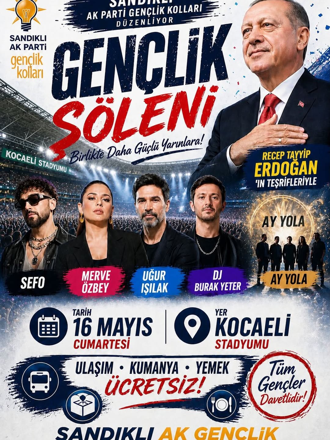 Sandıklı Belediyesi Şölenine Katılın! Detaylar İçin...