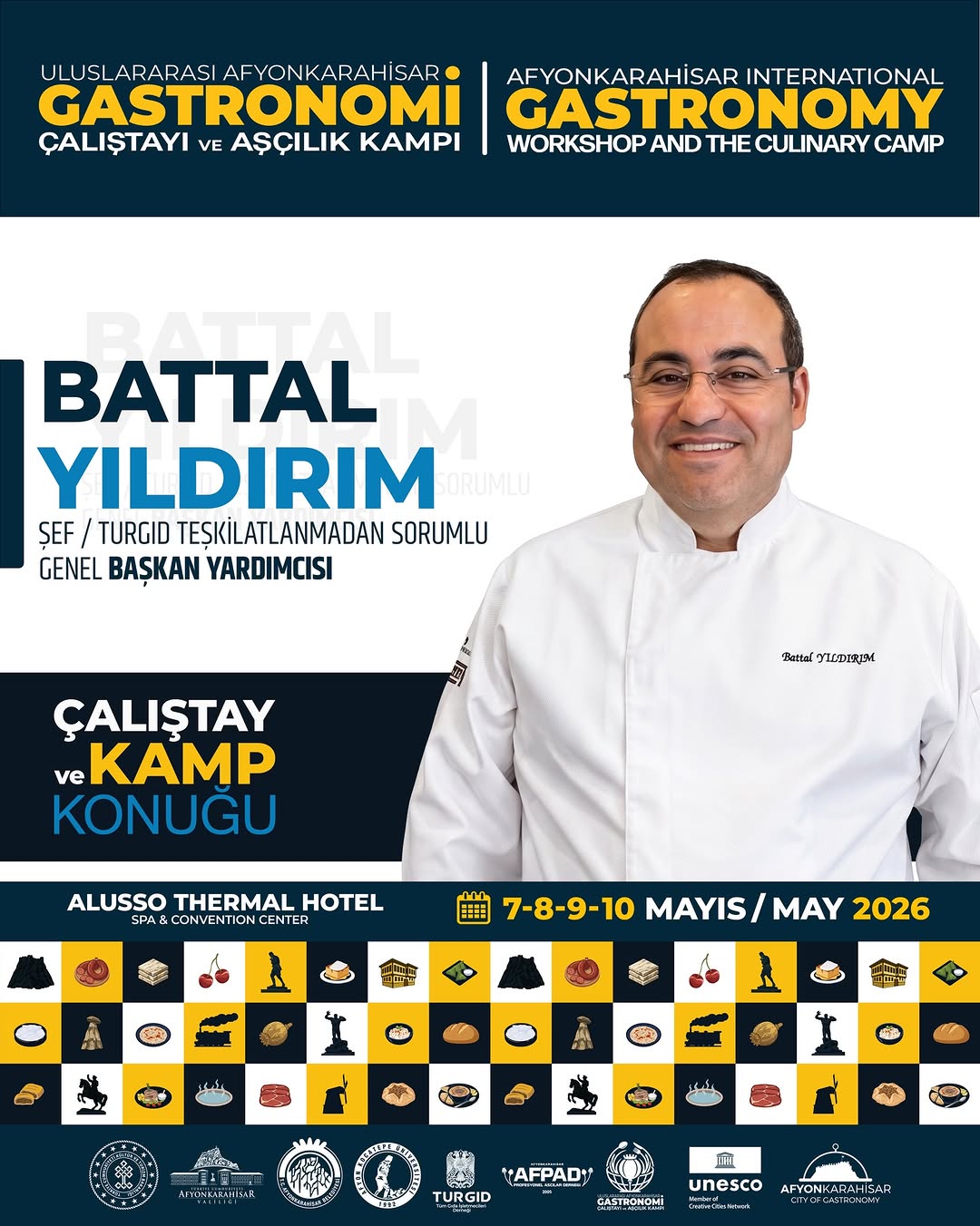 Uluslararası Afyonkarahisar Gastronomi Çalıştayı ve Aşçılık Kampı Düzenlenecek