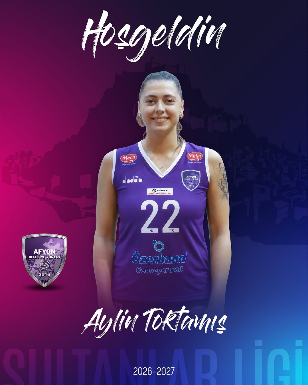 Aylin Toktamış Takıma Katıldı! Yeni Smaçörümüz Heyecan Veriyor
