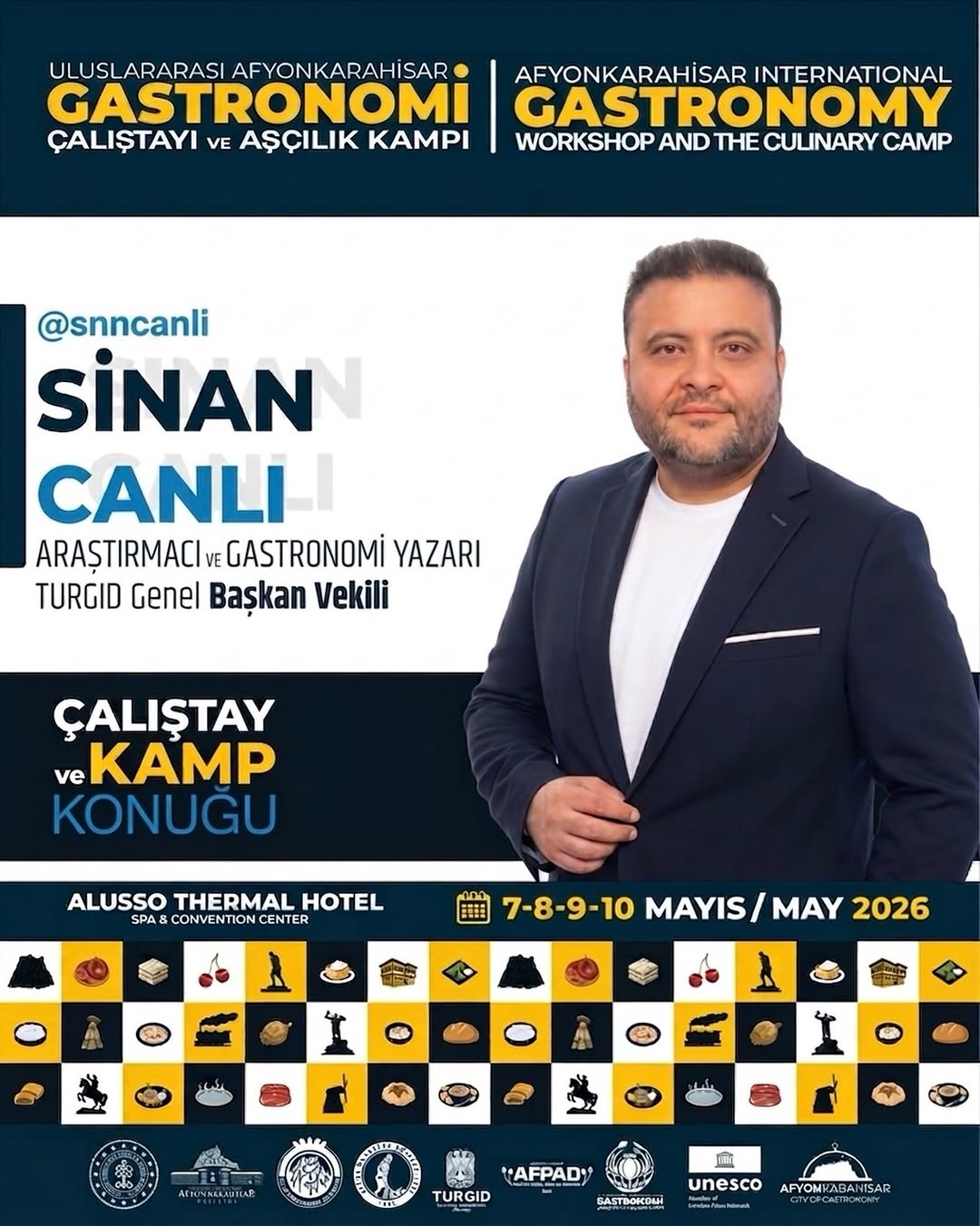 Uluslararası Afyonkarahisar Gastronomi Çalıştayı ve Aşçılık Kampı