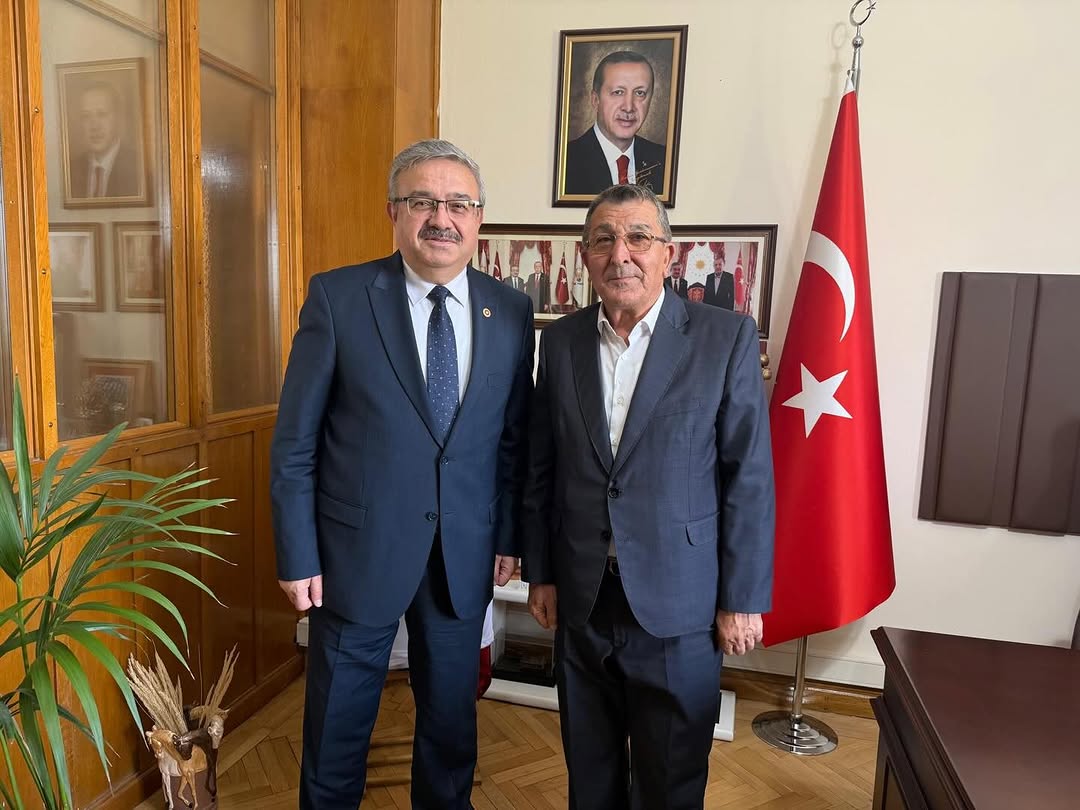 AK Parti Afyonkarahisar Milletvekili İbrahim Yurdunuseven Mehmet Üçağıl'ı TBMM'de Ağırladı