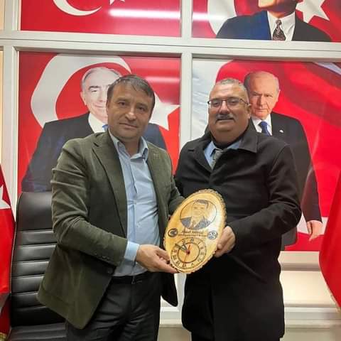 Ali Atay ve Ekibinden İl Başkanı Kahveci'ye Ziyaret