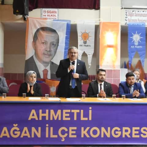 AK Parti Ahmetli'de Devir Teslim Heyecanı