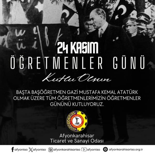 Öğretmenler Gününde Başöğretmen Atatürk ve Tüm Öğretmenler Anılıyor