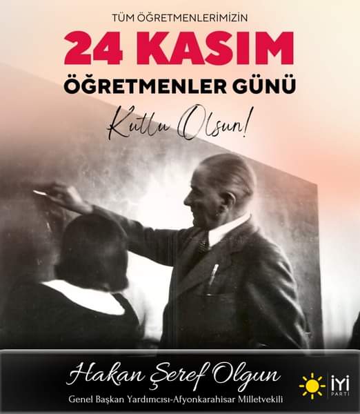 24 Kasım Öğretmenler Günü'nde Atatürk'e ve Şehit Öğretmenlere Minnet