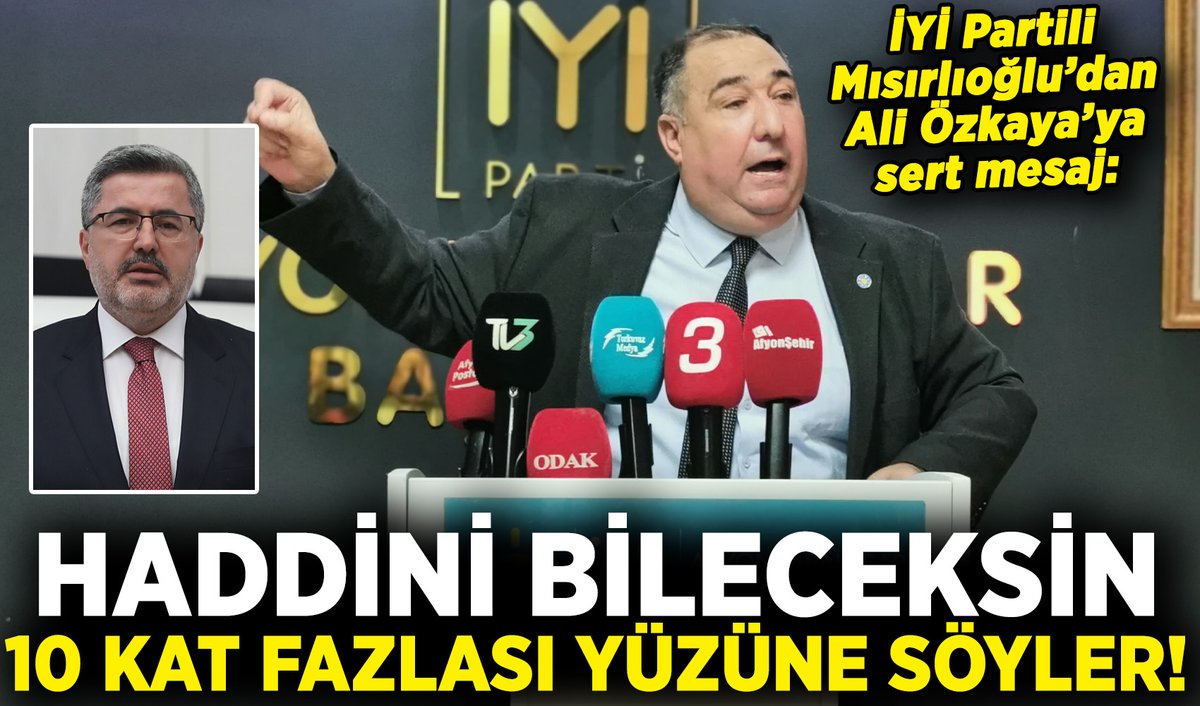 Ak Parti İl Başkanından Sert Eleştiri: 