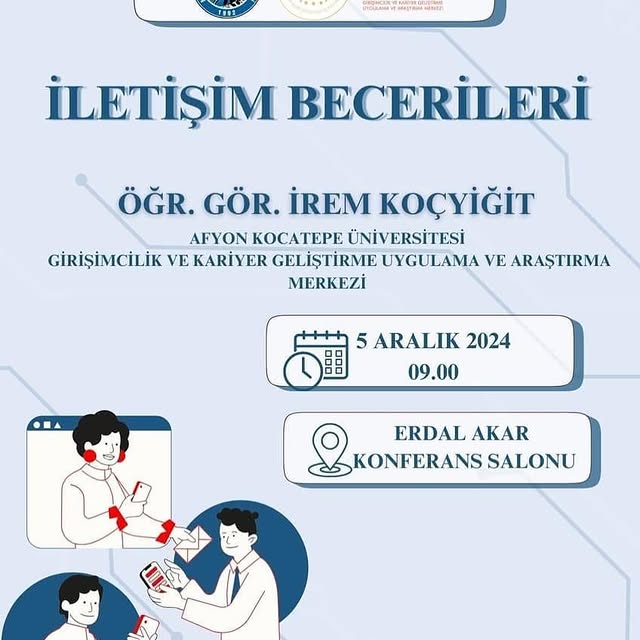 AKÜ'de İletişim Becerileri Konferansı Gerçekleşti