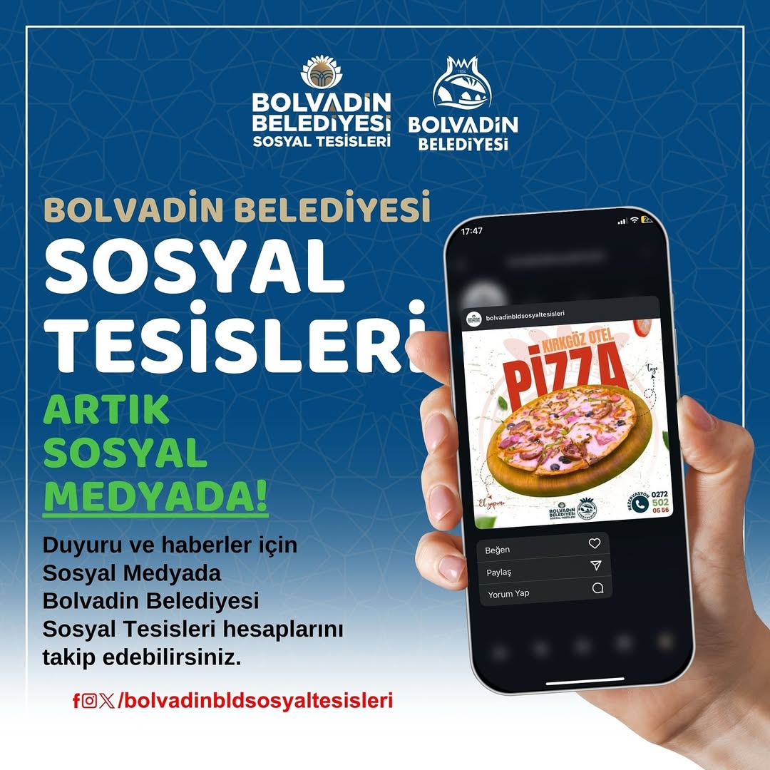 Bolvadin'in Sosyal Tesisleri Artık Dijitalde