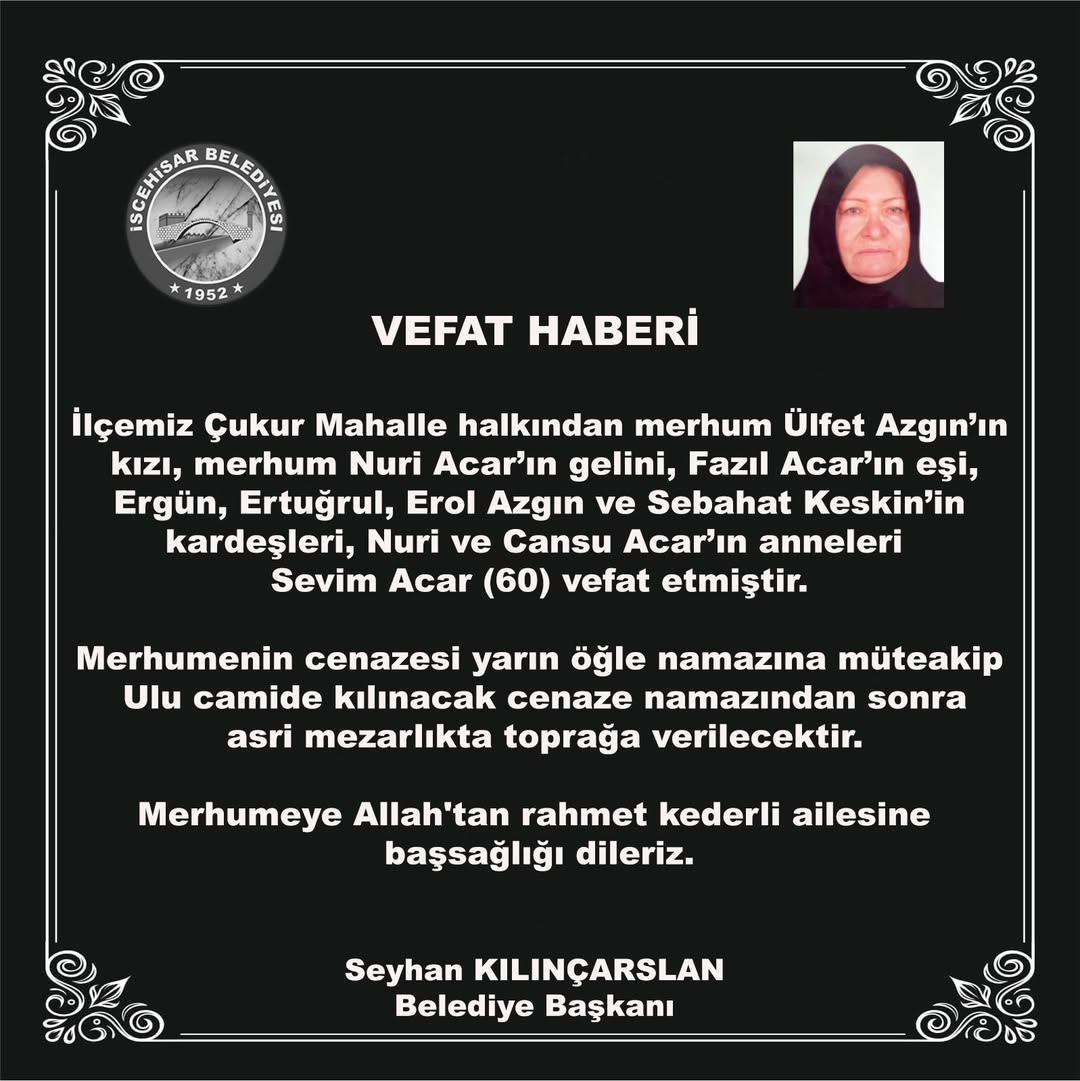 Sevim Acar Son Yolculuğuna Uğurlanıyor