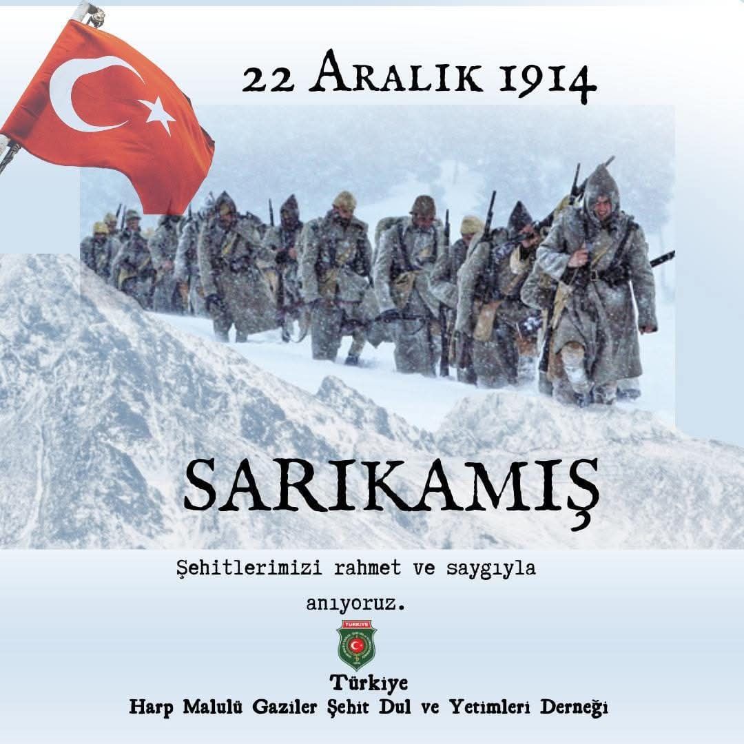 Sarıkamış Şehitlerine Minnet: 110. Yıl Anması