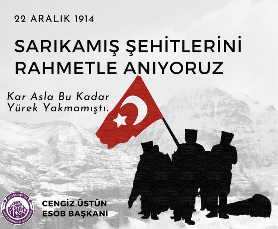 Sarıkamış Şehitleri Dualarla Anıldı