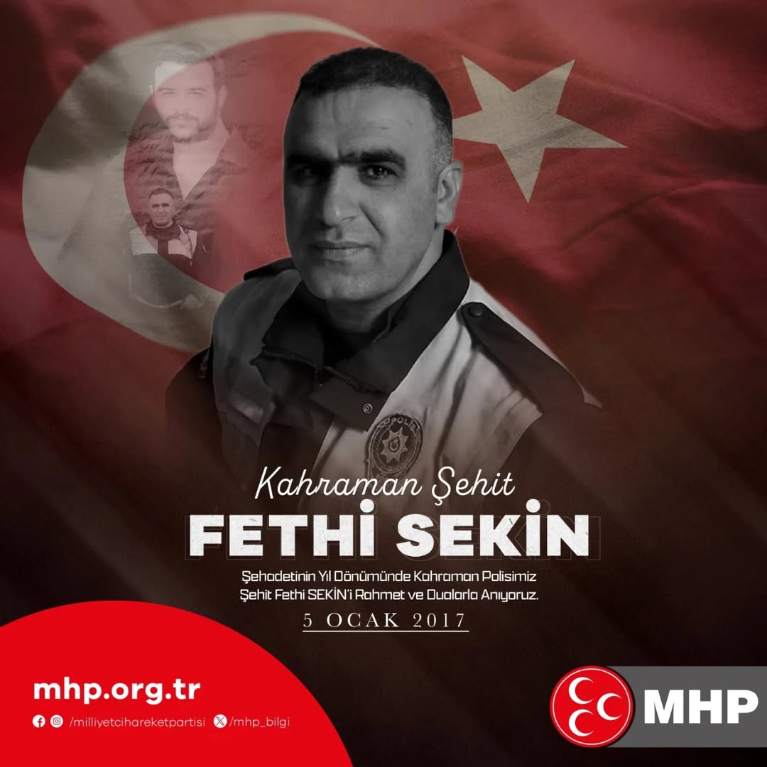 Şehit Polis Fethi Sekin'e Minnet ve Anma