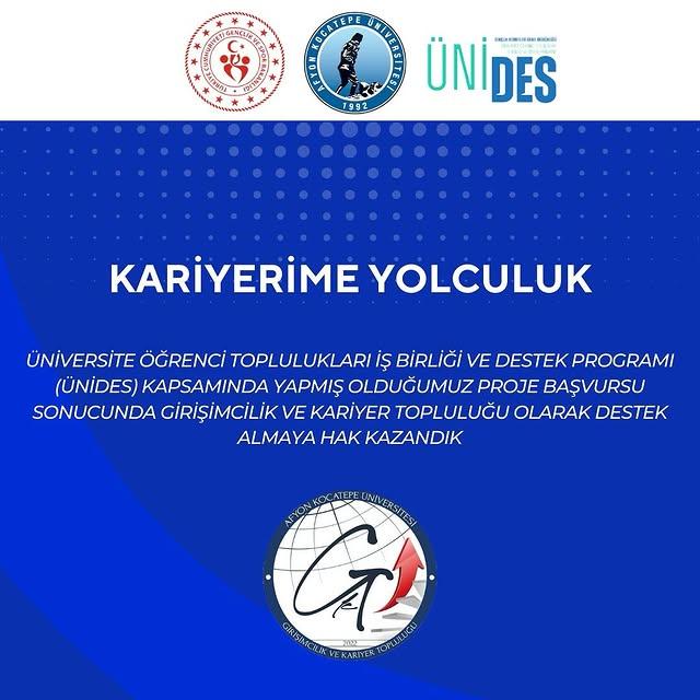 Girişimcilik ve Kariyer Topluluğu Destek Almaya Hak Kazandı