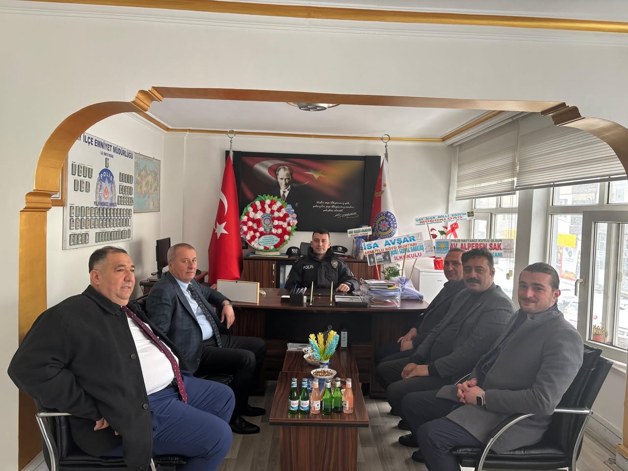 İyi Parti Heyeti, Afyonkarahisar'da Emniyet Müdürlüğünü Ziyaret Etti