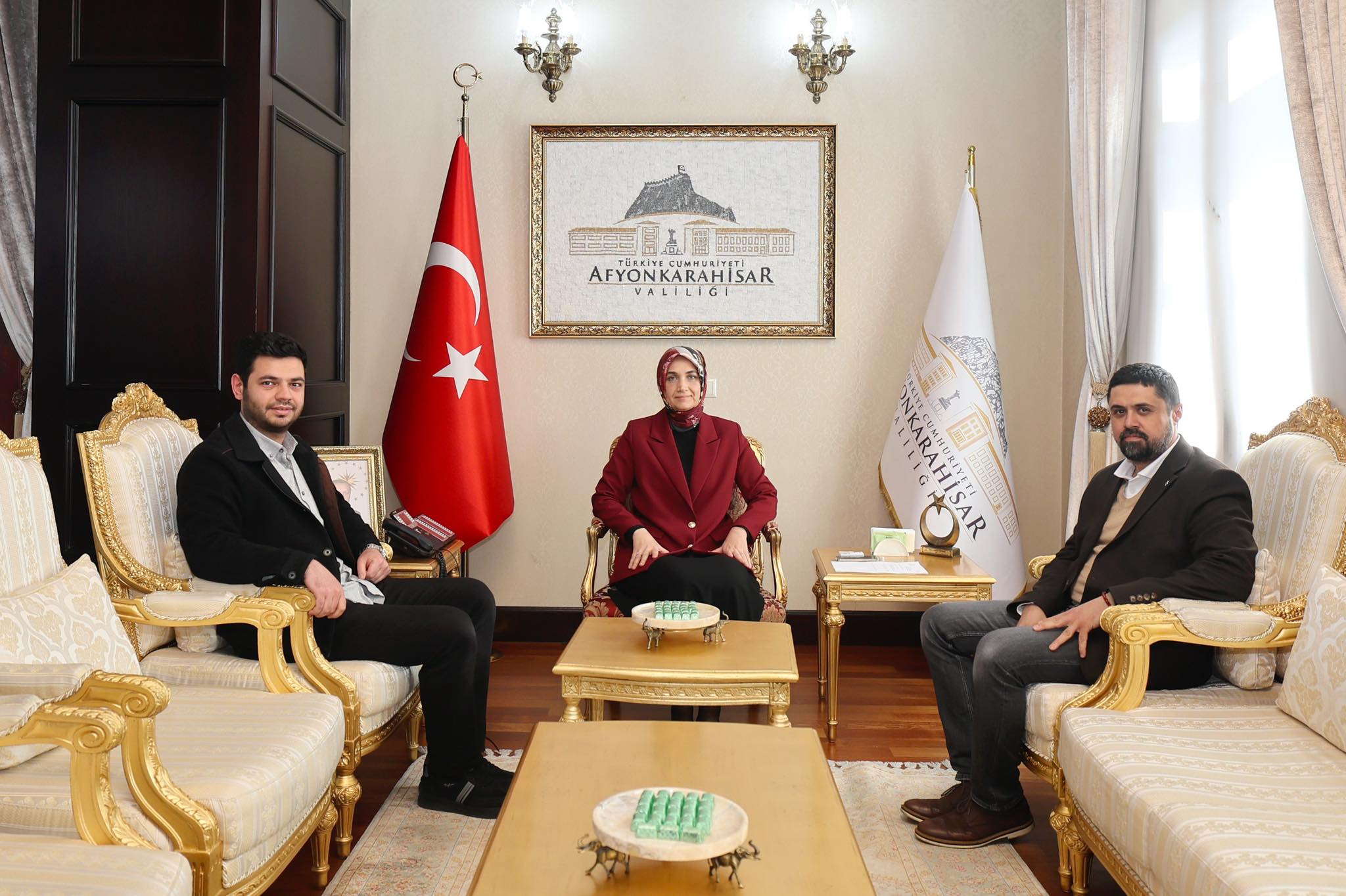 Afyonkarahisar Valisi, İş İnsanlarıyla Görüşme Gerçekleştirdi