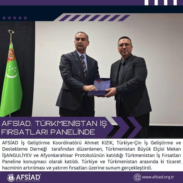 Afyon Sanayicisi, Türkmenistan'da İş Birliği Fırsatlarını Değerlendirdi